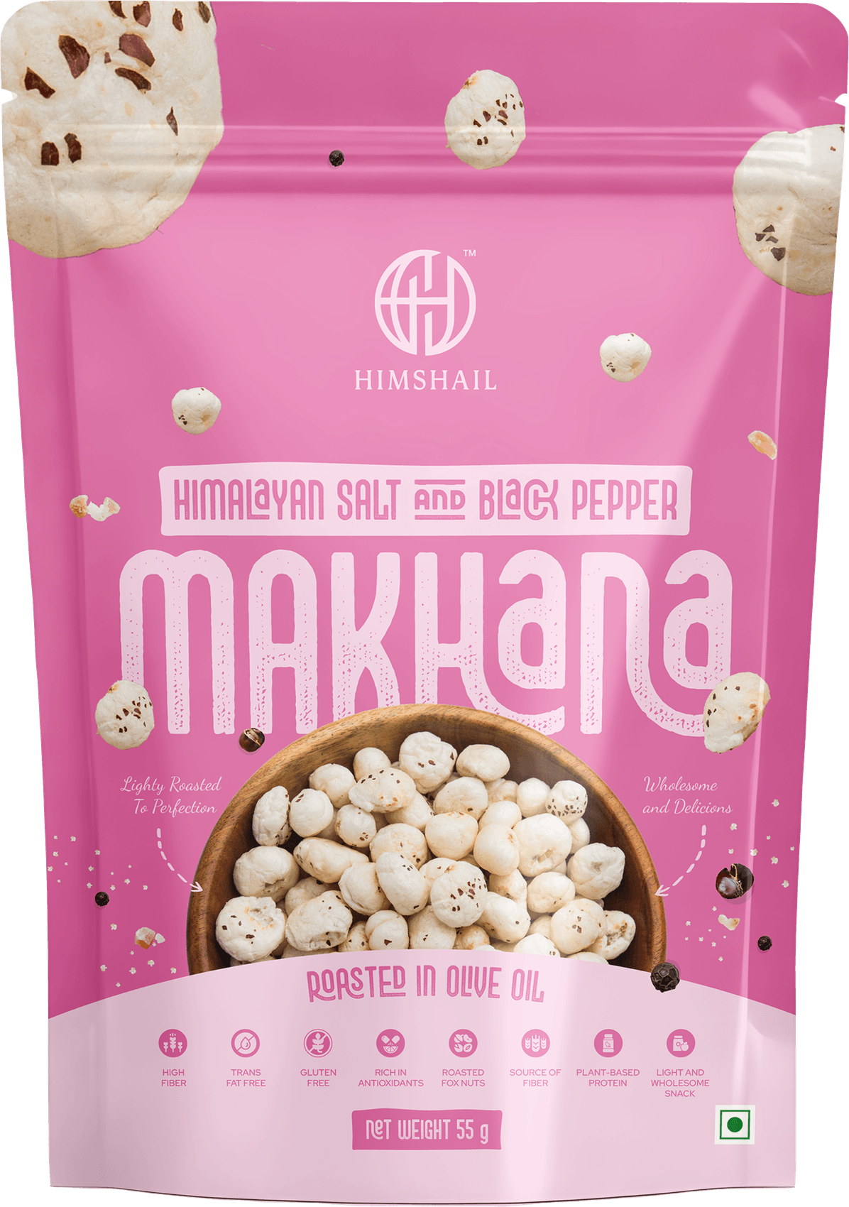 Pink Salt & Pepper HIMSHAIL packaging